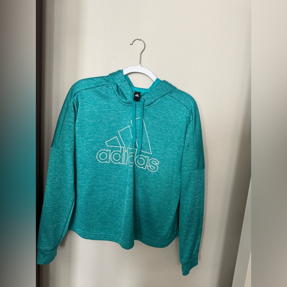 Adidas Women's Aqua Sweatshirt - Picture 4 of 8
